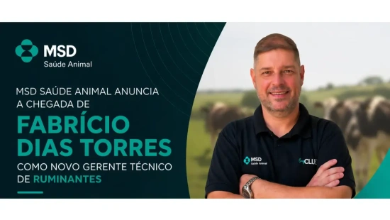 MSD Saúde Animal reforça unidade de Ruminantes com novo gerente técnico