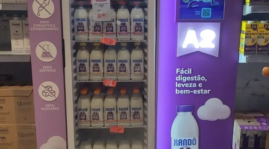 Xandô leva leite refrigerado para corredores de UHT e aposta em mudança no comportamento de compra