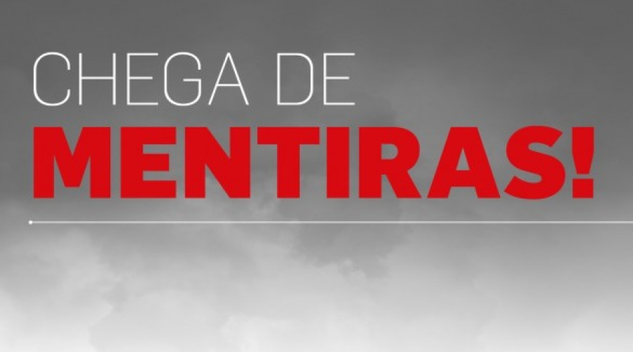 Chega de mentiras
